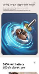 Escova de Limpeza Elétrica Sem Fio 9 em 1