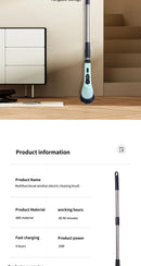 Escova de Limpeza Elétrica Sem Fio 9 em 1